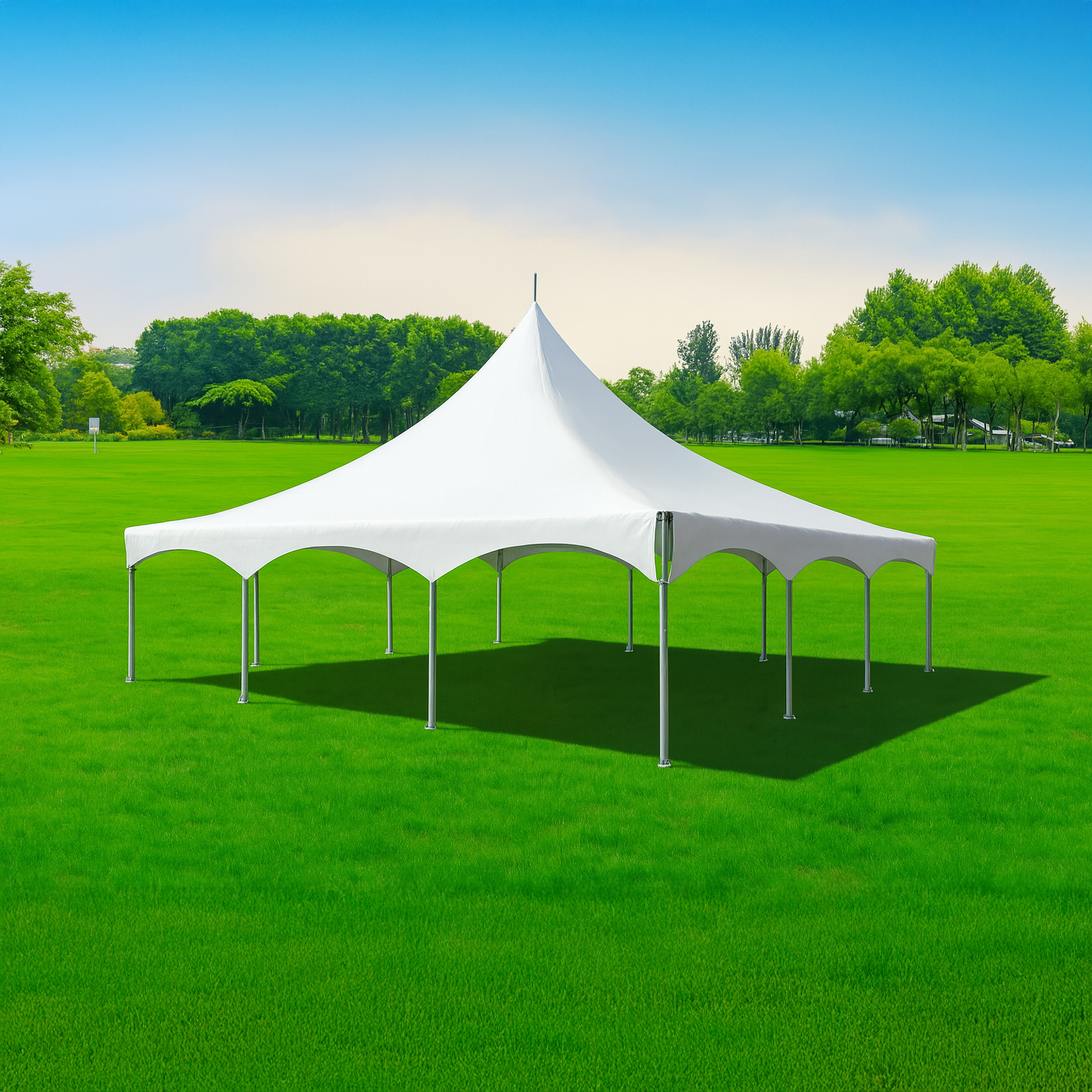 White 30'x30' Party Tents