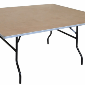 36'' Square Wood Folding Commercial Table