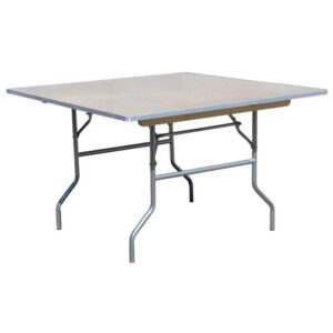 60 inches  Square Wood Folding Table