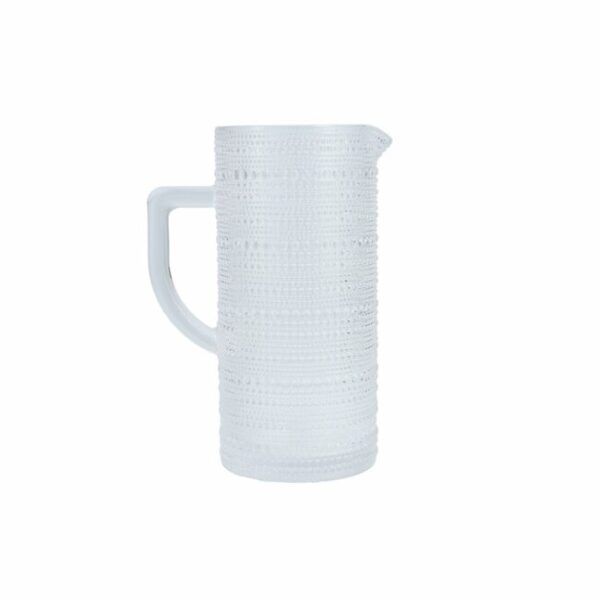 Clear Beaded Martini Pitcher