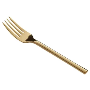 Gold Stainless Steel Salad / Dessert Forks