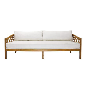 Lattice Teak Couch