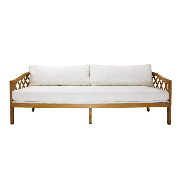 Lattice Teak Couch