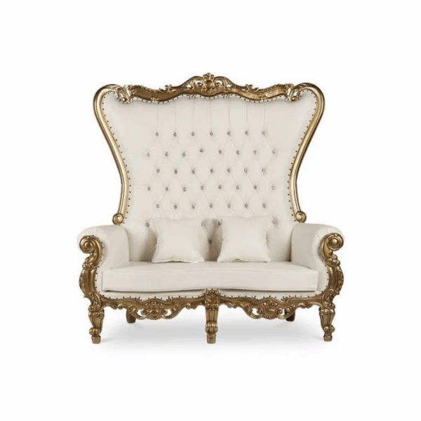 Queen Loveseat Throne