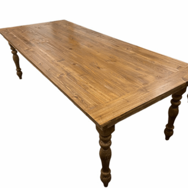 Rounded/Square Leg Farm Table