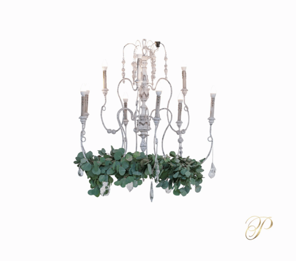 White Vintage Chandelier