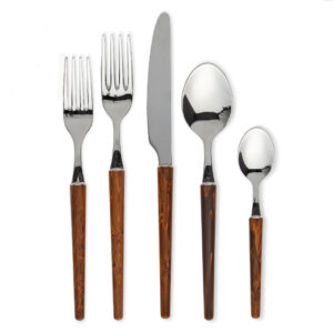 Stiletto Burlwood Flatware