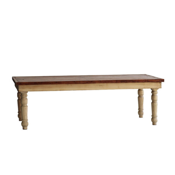 Rustic Country Table with Cherrywood Top