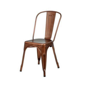 Brushed Copper Bistro Chair