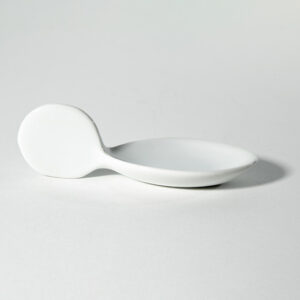 White China Fish Spoon