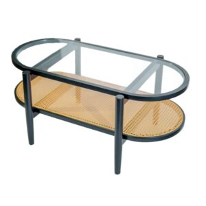 The Fleetwood Black Satin Coffee Table