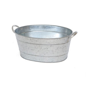 Galvanize Oval Ice Tub