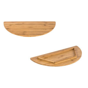 Half Moon Bamboo Platter
