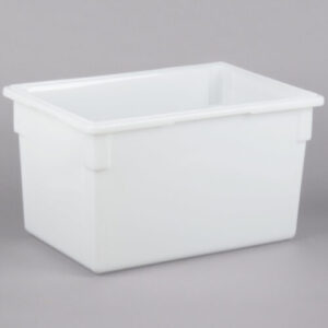 Large White Plastic Ice Tub ( With Strainer Add-On)