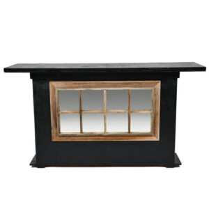 Rustic Mirror Windowpane  Bar