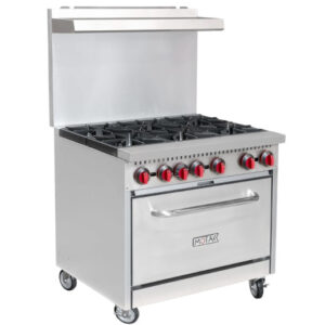 Six Burner Stove and Oven