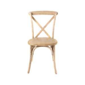 Oak X Back Chair