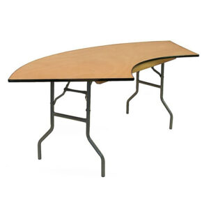 1/4 Round Serpentine Folding Table