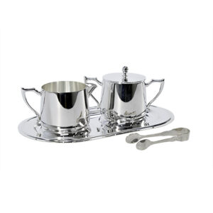 Silver Cream and Sugar Set