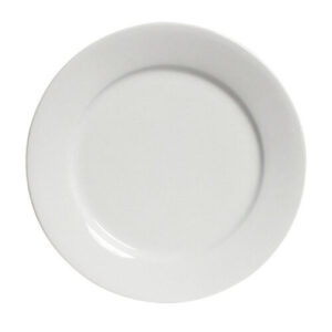 White China Round Platters