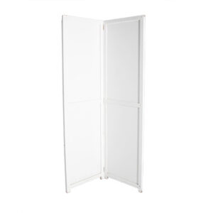 White Folding Screen