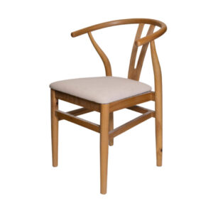 Natural Wood Wishbone Chair
