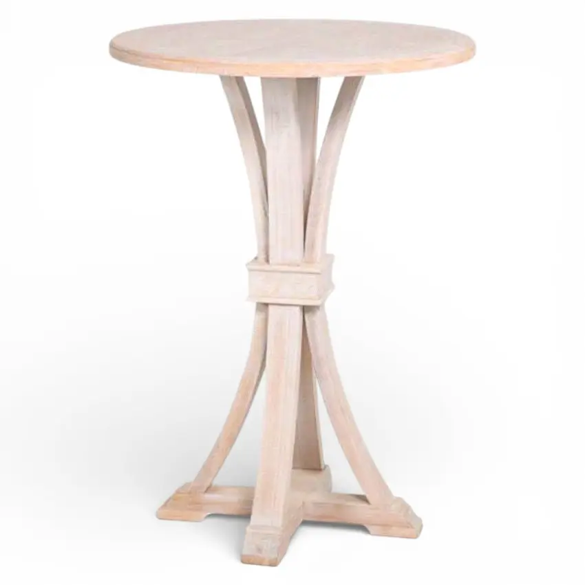 Sculpted Pedestal Cocktail Tables