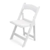 White Resin Folding Chairs