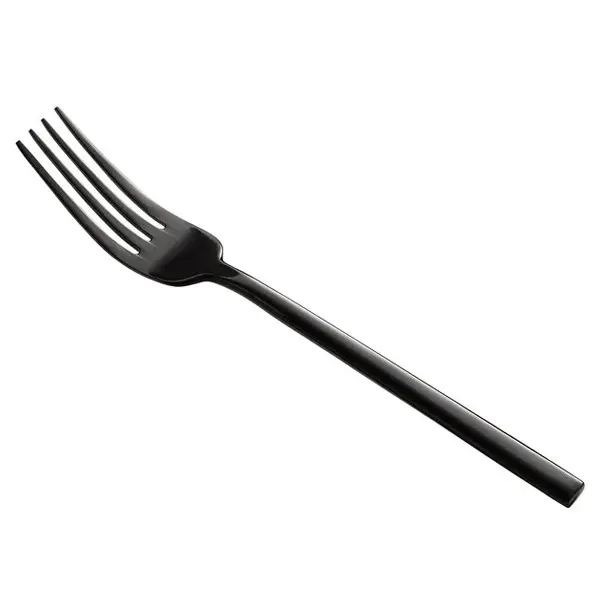 Black Steel Dinner Fork