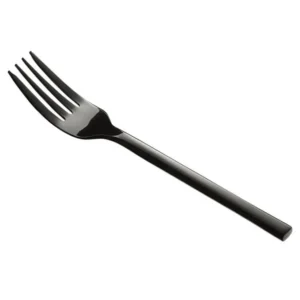 Black Steel Salad / Dessert Fork