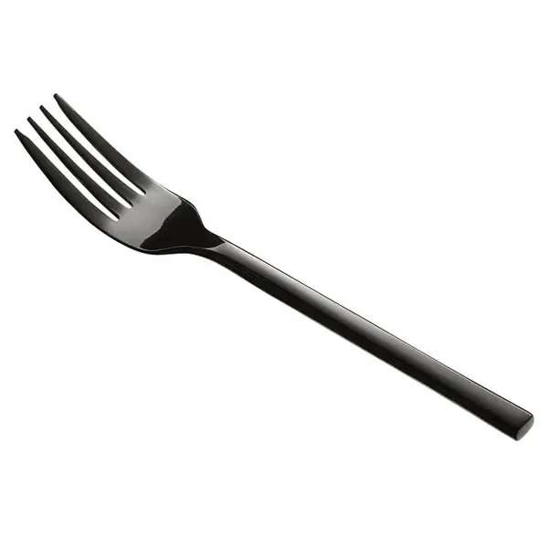 Black Steel Salad / Dessert Fork