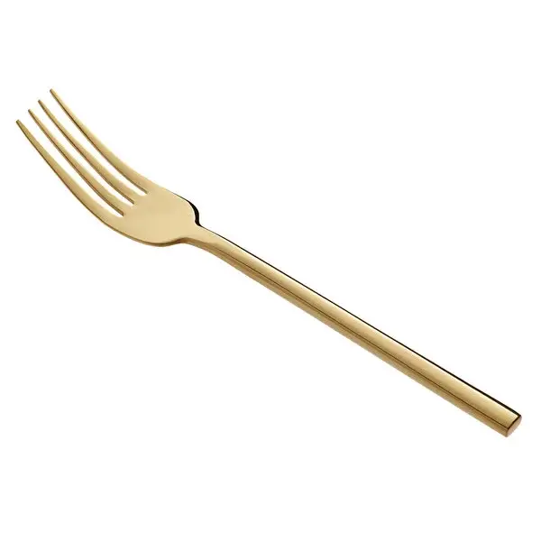 Gold Stainless Steel Dinner Forks