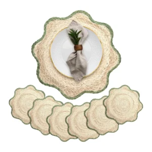 Handwoven Boho Rattan Placemats -Placemat Rentals on Long Island NY