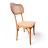Oak Cane-Back Bistro Chairs