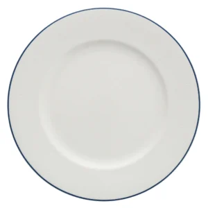 Amanda Blue Banded Charger Plates