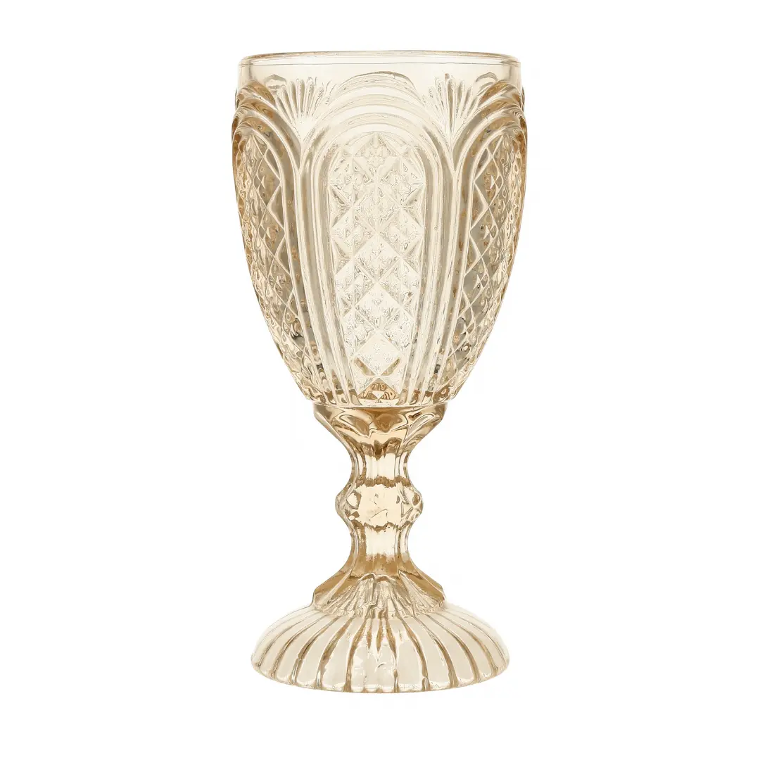 Carousel Ginger Gold Goblets