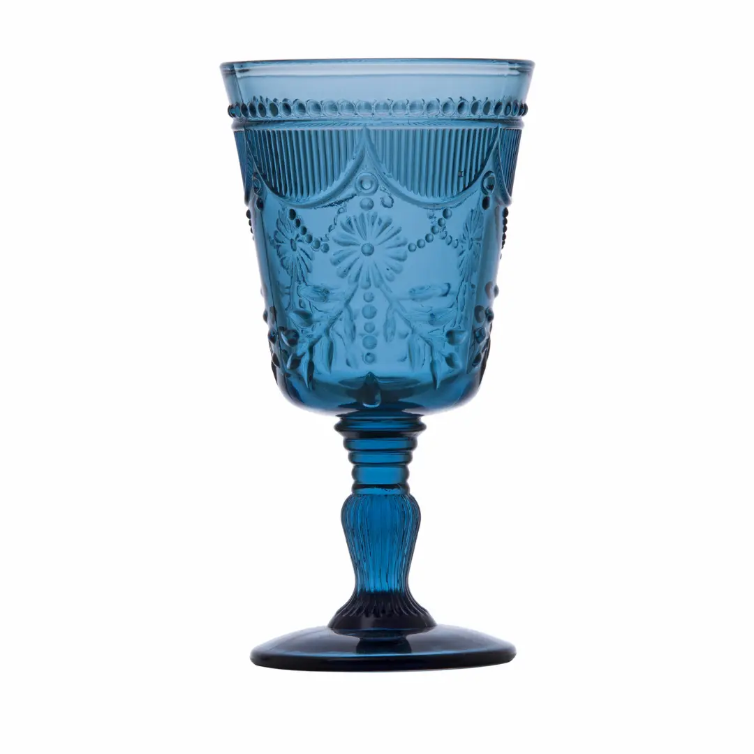 Debutante Cornflower Blue Water Glasses