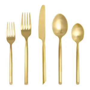 Capri Brushed Gold Flatware