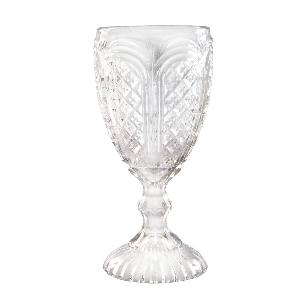 Carousel Clear Goblets