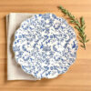Château Bleu Floral Charger Plate Rentals – Premier Party Rentals