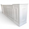 Classic Paneled Bar Front – White 2