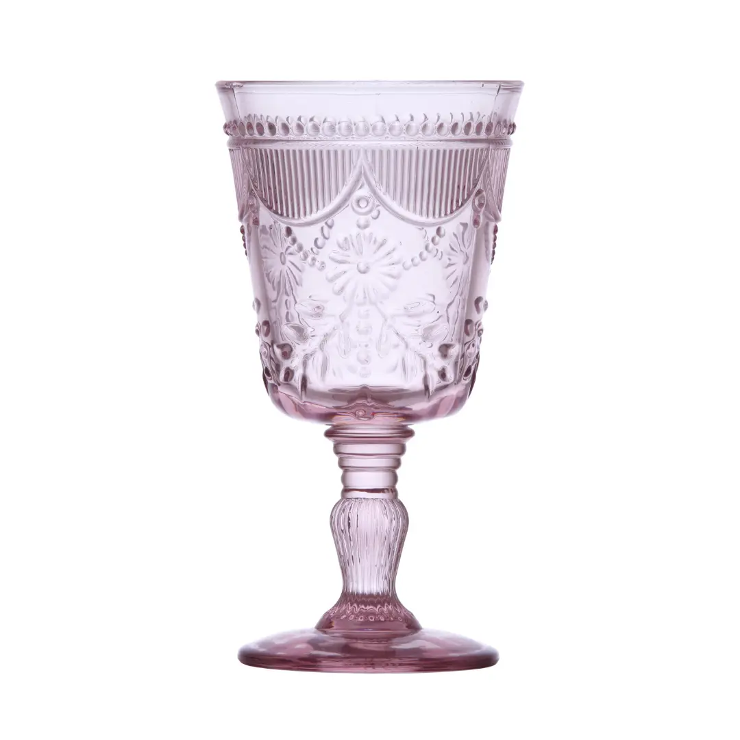Debutante Pink Water Glasses