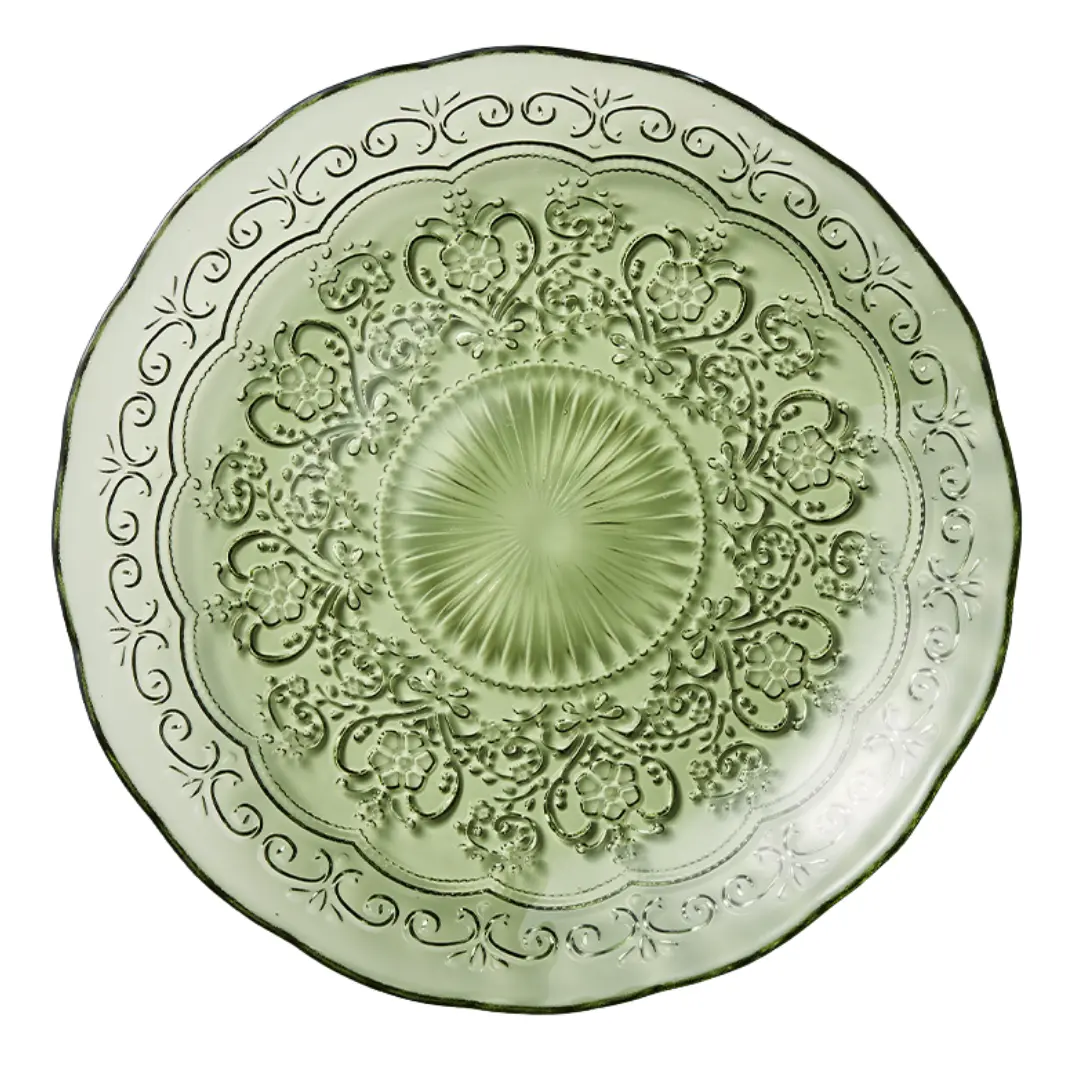 Marie Fern Glass Charger