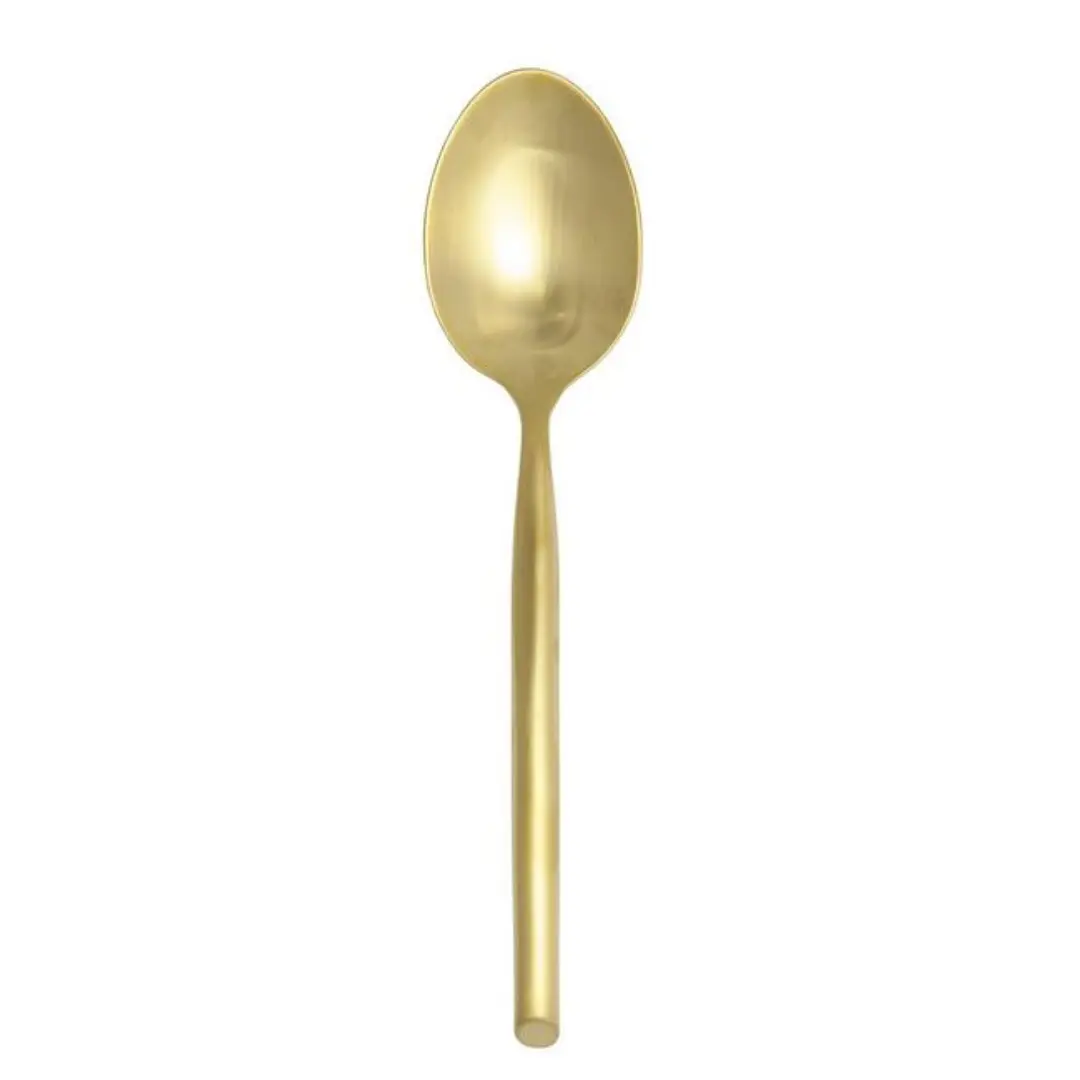 Capri Brushed Gold Dessert_Oval Soup Spoon