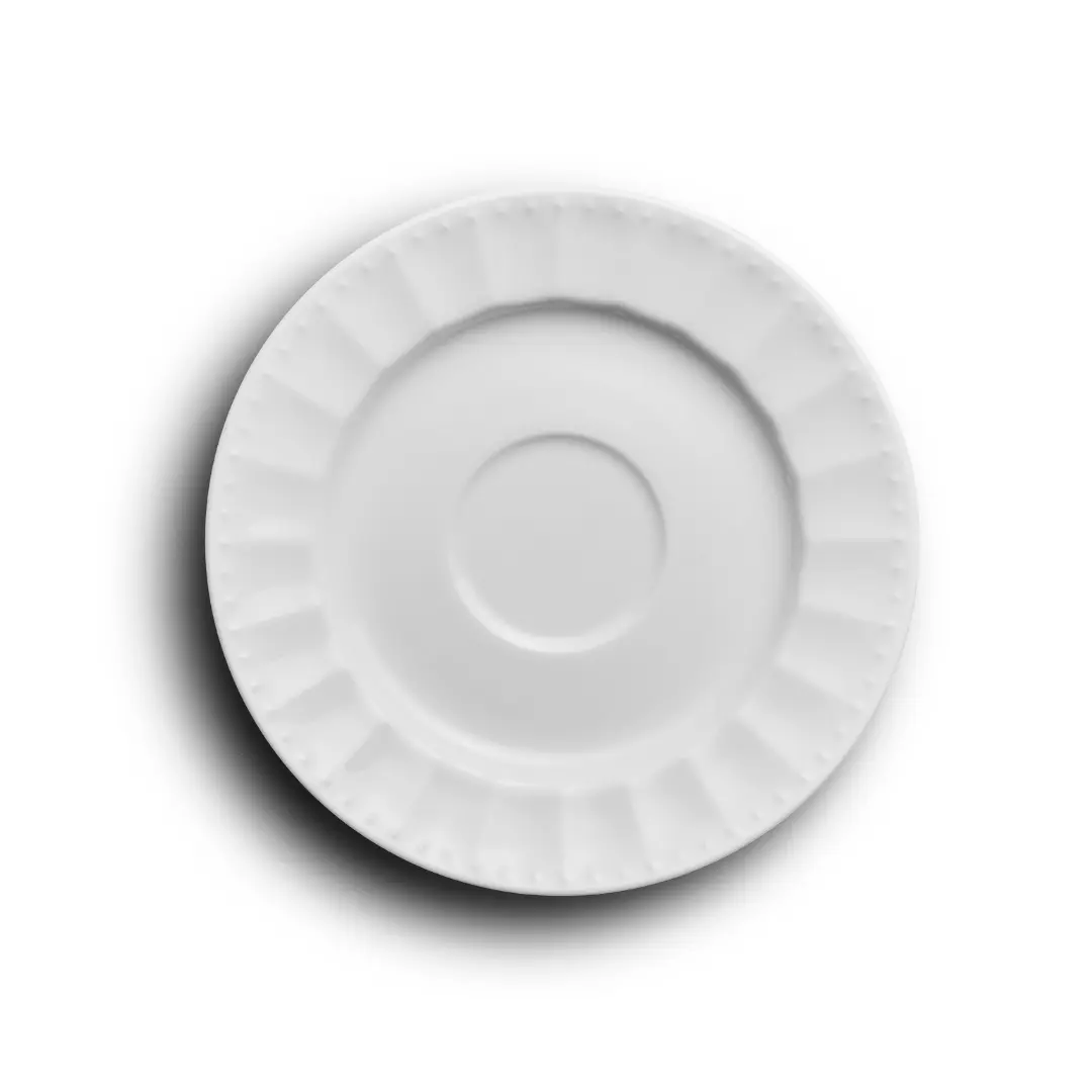 Catherine White Saucers Catherine White Saucers