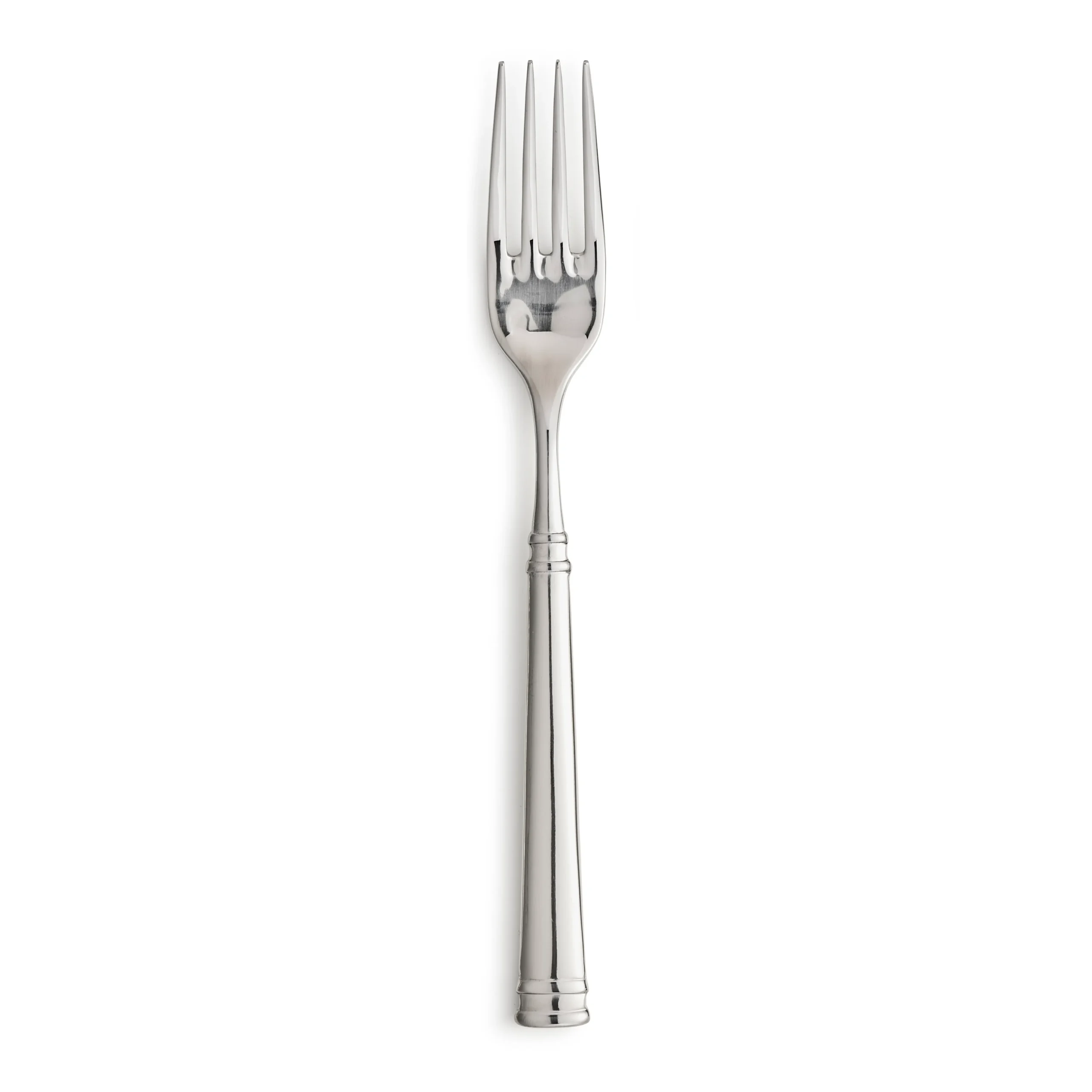 Column-Handle Stainless Steel Flatware Dinner Forks