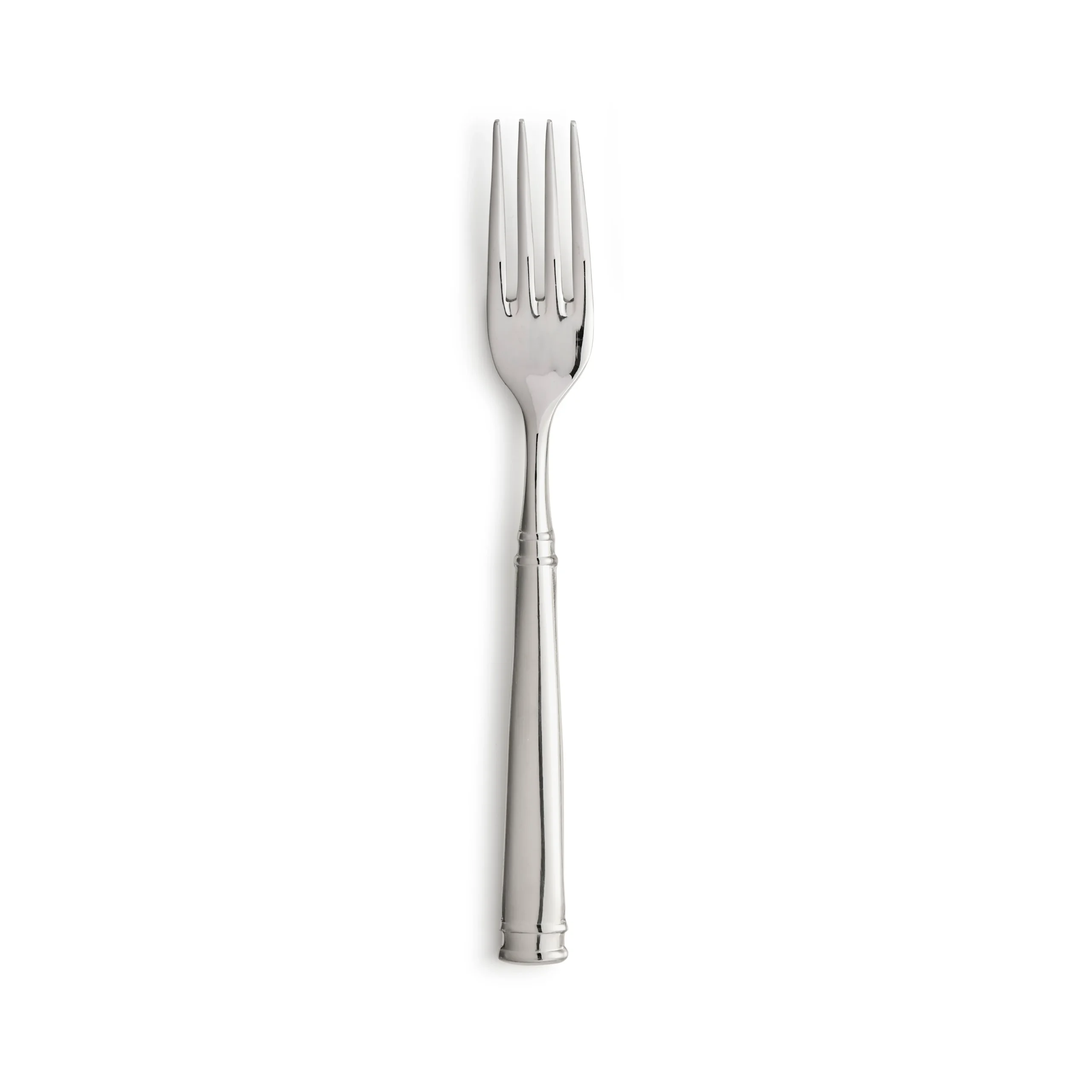 Column-Handle Stainless Steel Flatware Salad Forks
