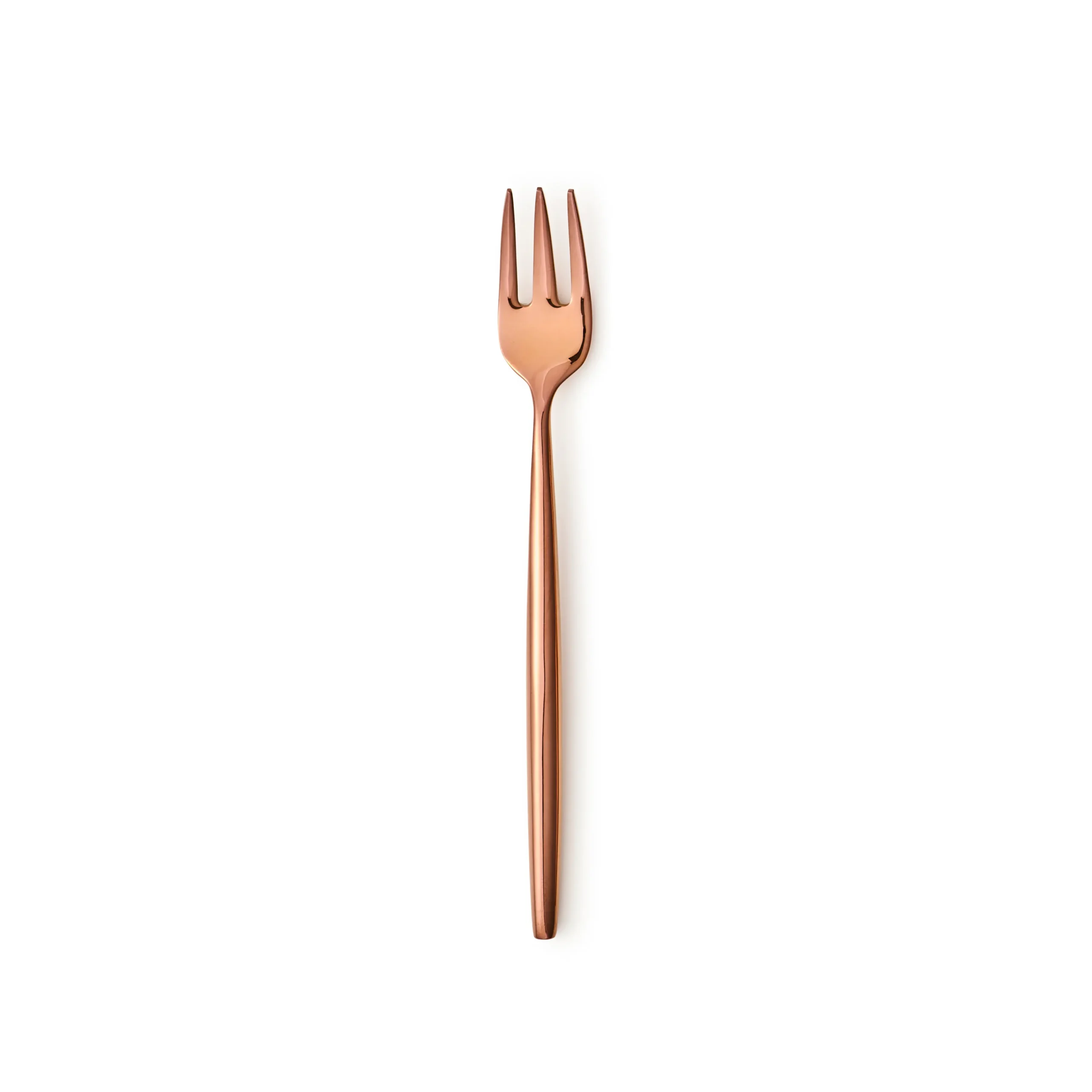 Copper Stainless Steel Flatware Cocktail Forks