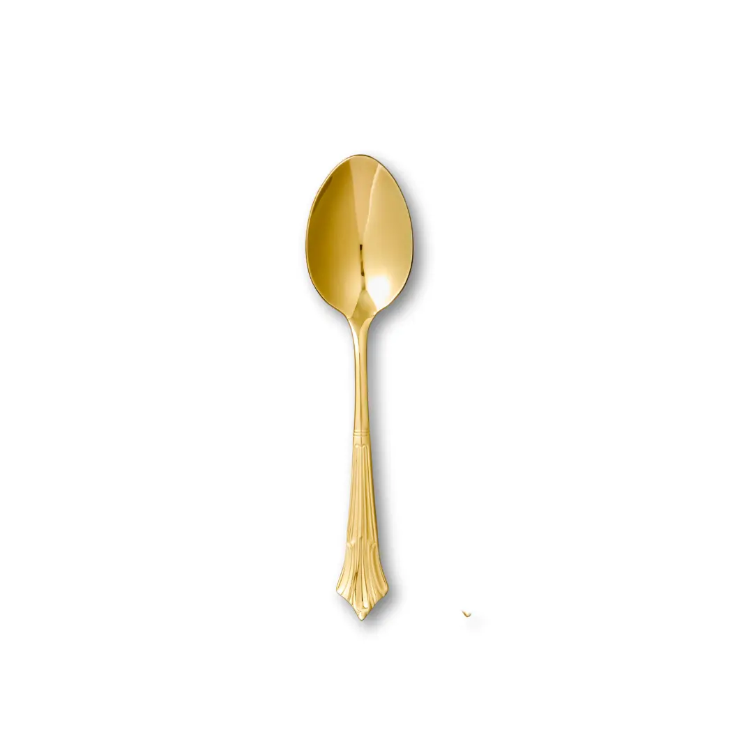 Empire Mirror Gold Flatware Soup Spoons