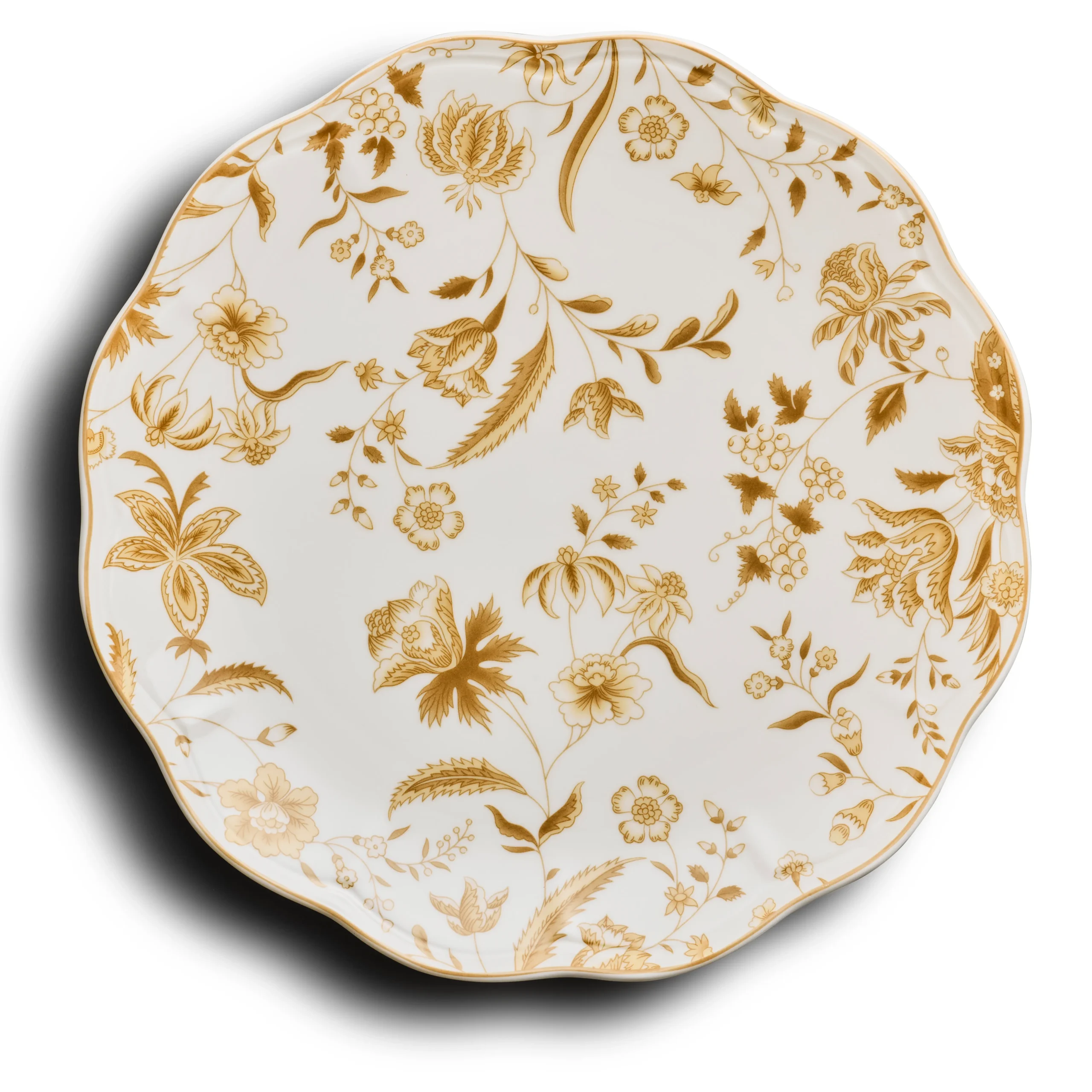 Golden Meadow Charger Plates